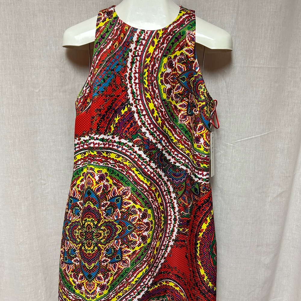 Vibrant Multicolor Sleeveless Dress cruise